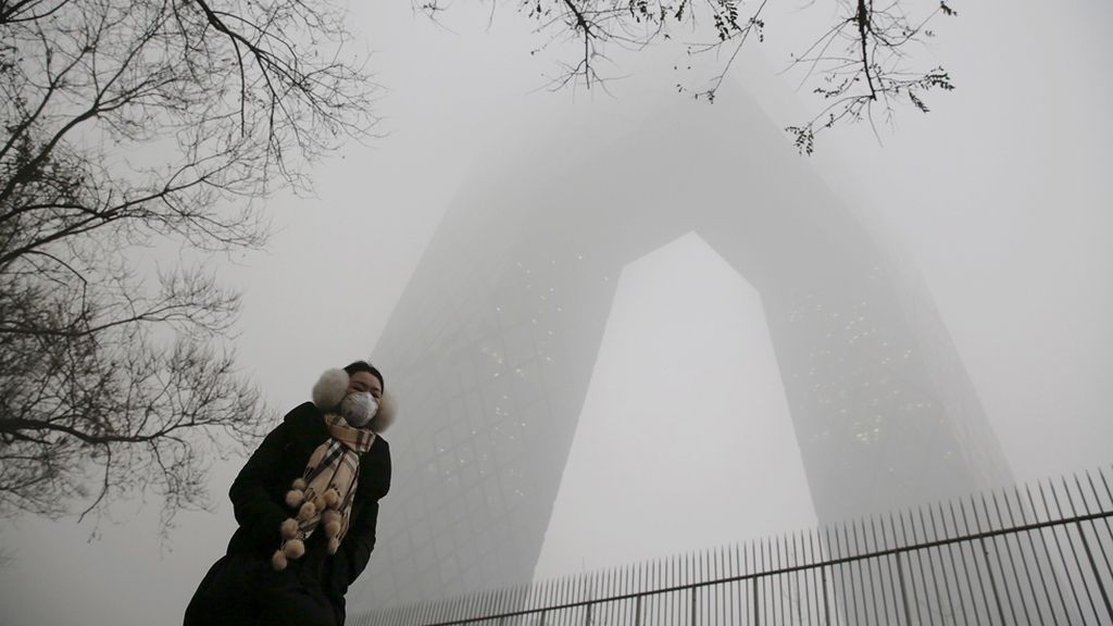 La nube de contaminación en Pekín es más grande que la extensión de toda España