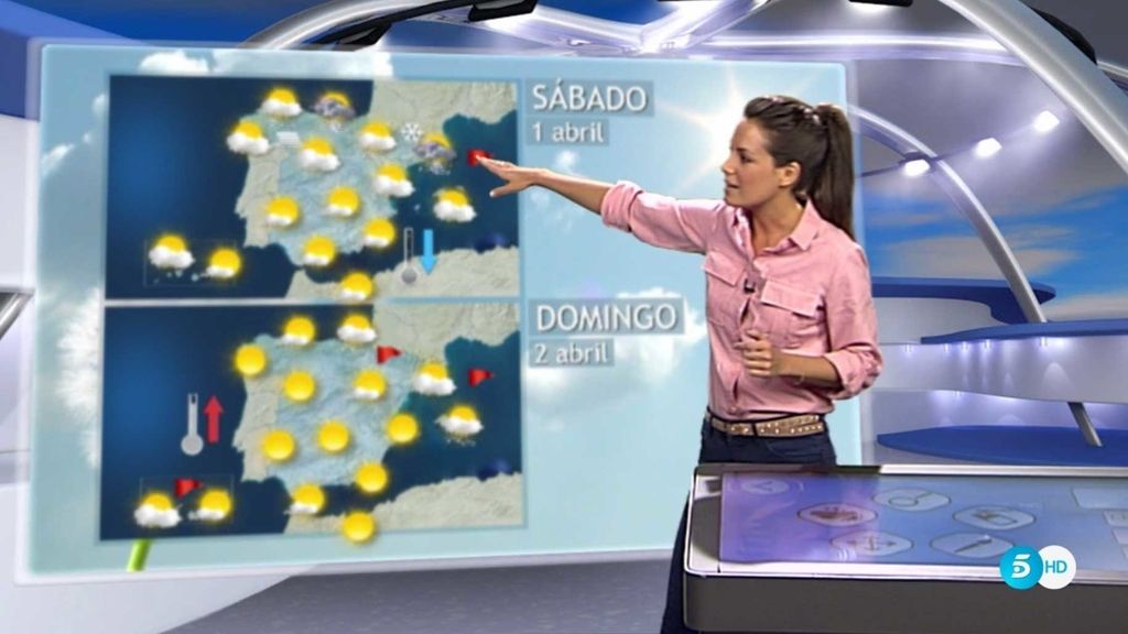 El frente, que avanza desde Galicia hacia el este, dejará mal tiempo hasta el domingo