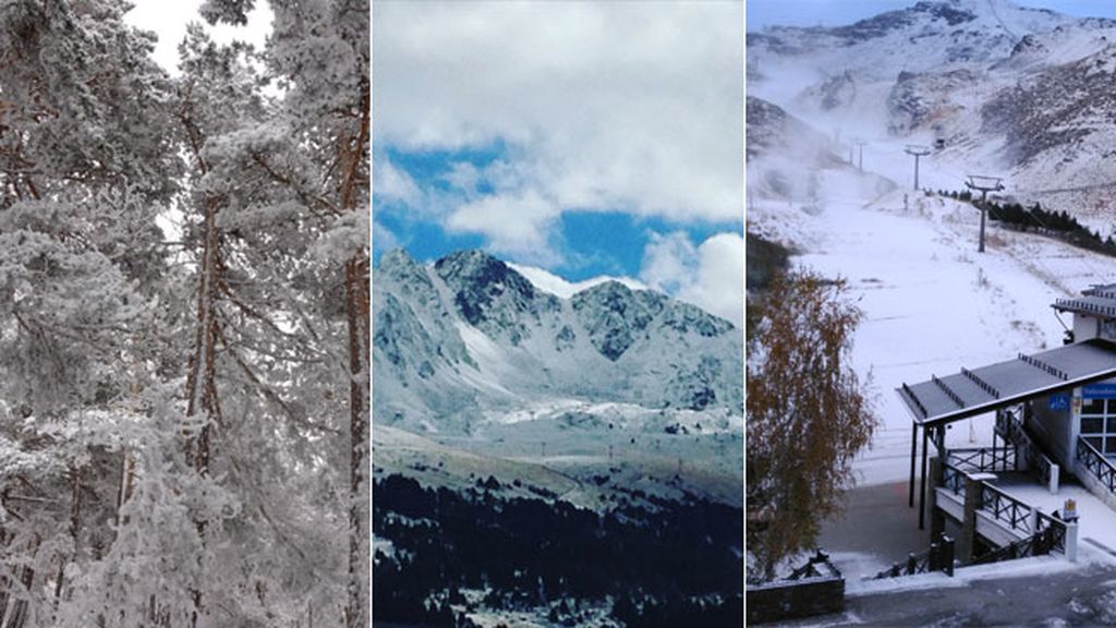 Las estaciones de esquí podrían adelantar su apertura gracias al frío y la nieve
