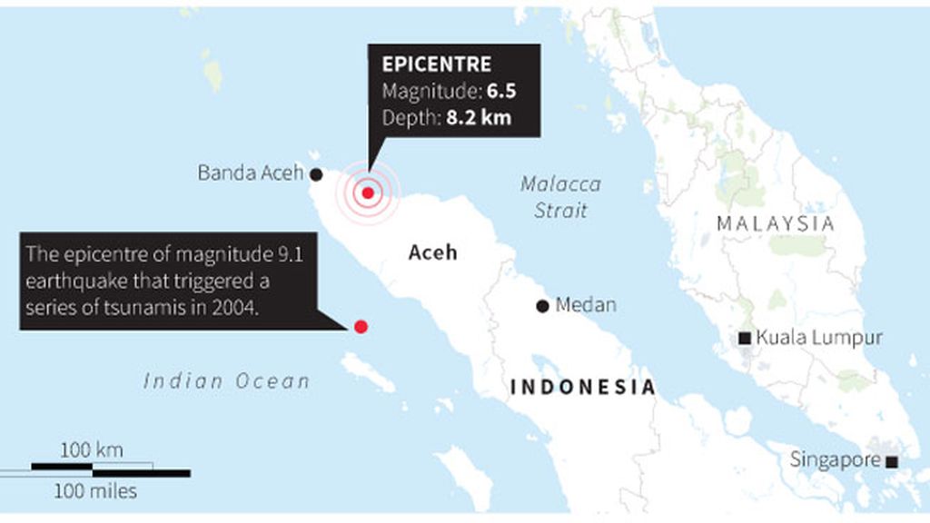 De magnitud 6,5 y a 8,2 kilómetros de profundidad