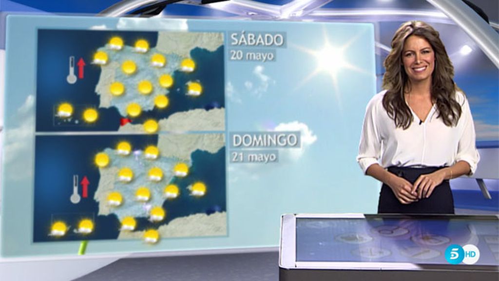 ¿Qué tiempo va a hacer este fin de semana? Ponte manga corta: el sol será protagonista