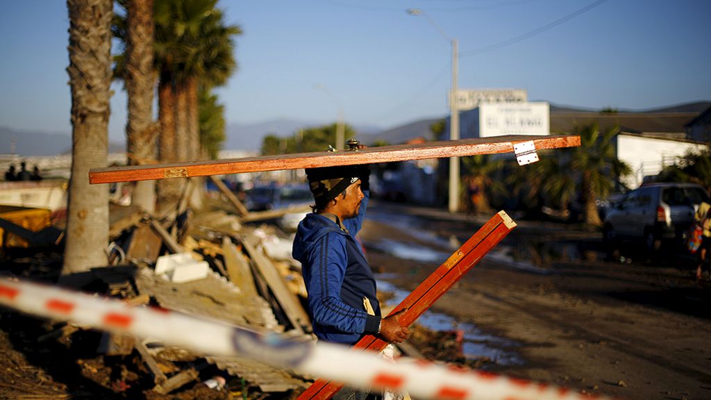Chile, bajo los escombros del terremoto
