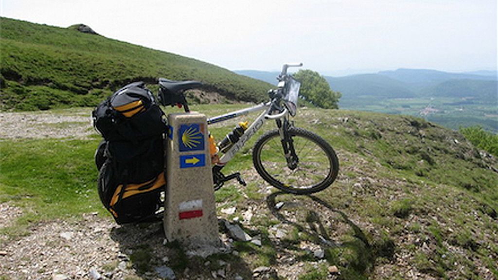 "Bicigrinos" en el Camino de Santiago francés