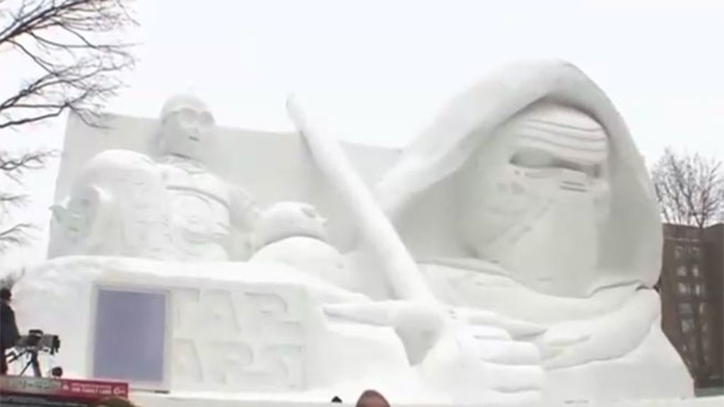 Trump, Star Wars y Pokemon: las mejores esculturas de las ‘fallas japonesas’ de hielo