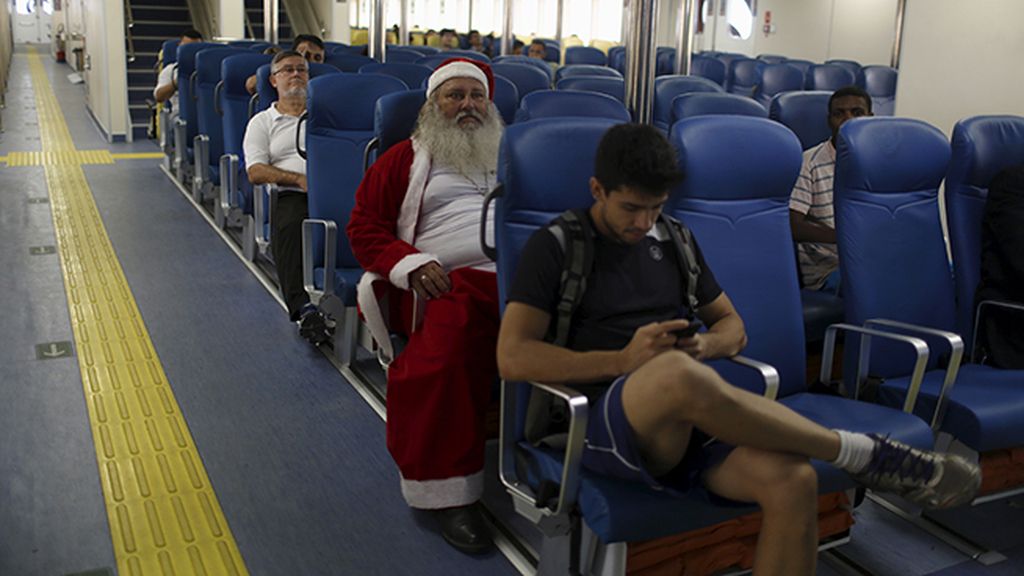 Escuela de Papa Noel en Brasil