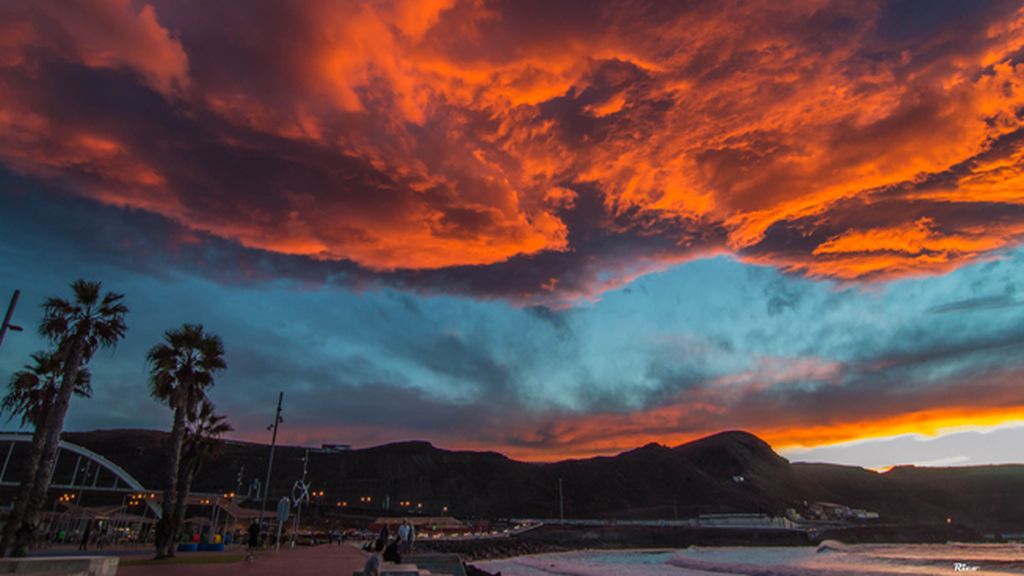 Top ten fotos 2016: ocaso en Las Palmas de Gran Canaria