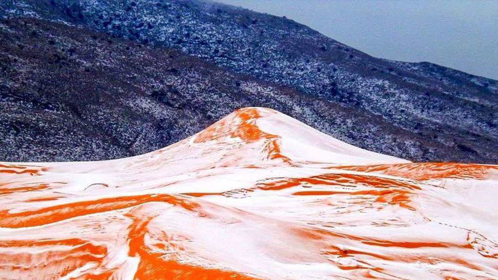Un helado de caramelo o una intensa nevada sobre Argelia