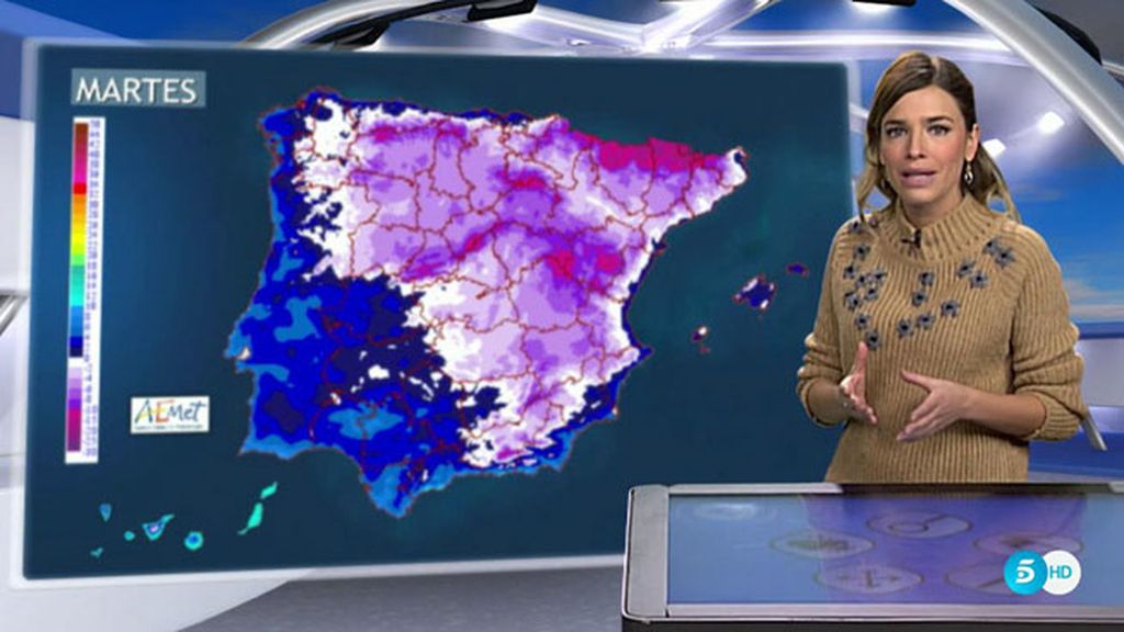 Entra una ola de frío siberiano este martes: heladas y termómetros que descienden 10ºC