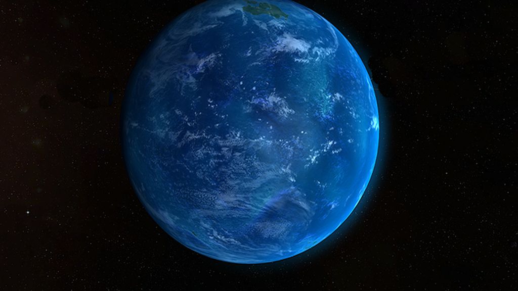 Manaan, uno de los planetas acuáticos