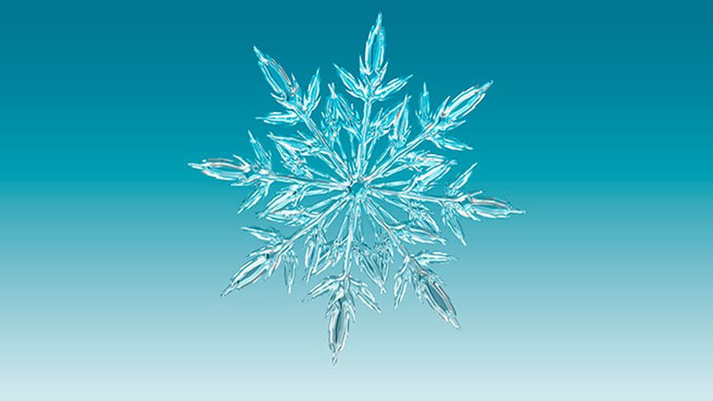 Los románticos copos de nieve de Koch