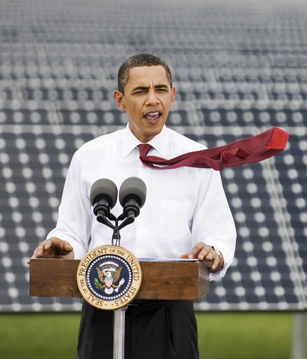La corbata orientativa de Obama