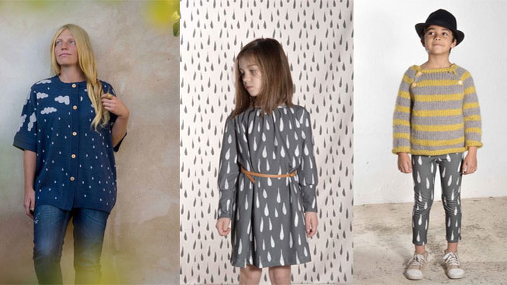 Ropa de nubes pensada para pasear bajo las luces de Navidad