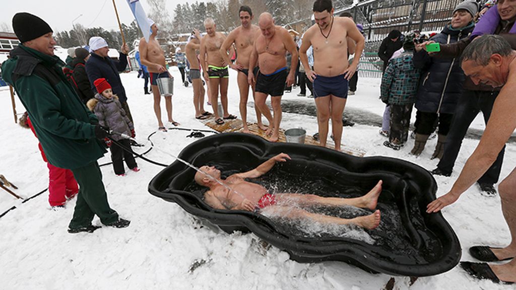 Baños a 30ºC bajo cero