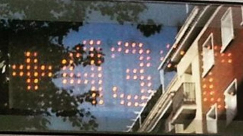 Sandra López por Instagram compartía los 43 grados de Madrid