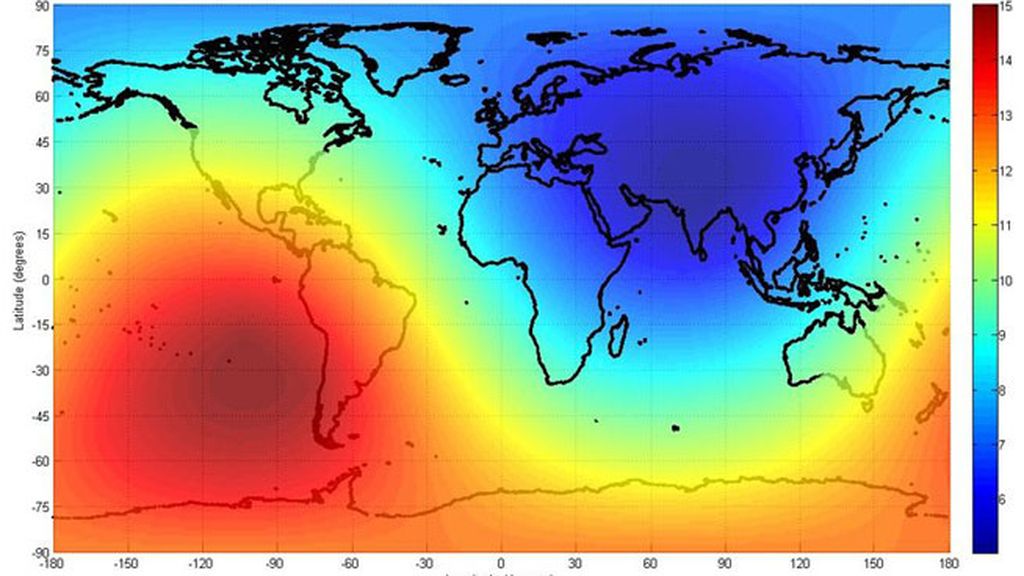 El centro geográfico de la población mundial