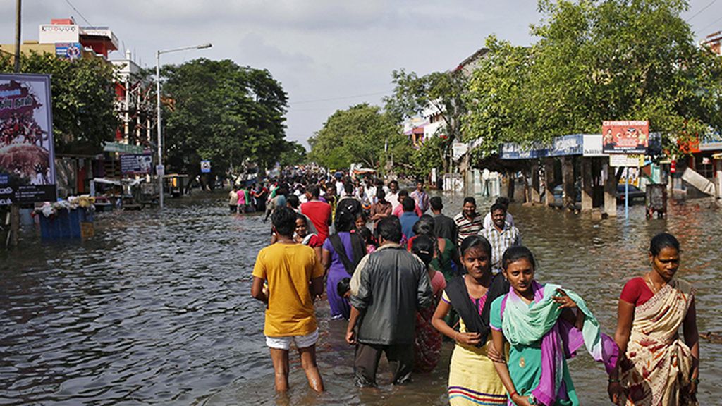 Fotos de las fuertes inundaciones en la India