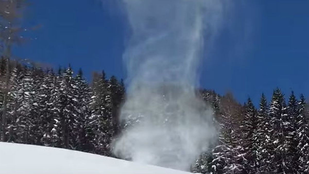 tornado de nieve