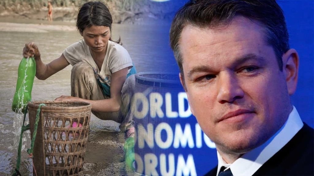El actor y activista Matt Damon, contra el 'fraking' y defensor del 'agua para todos'
