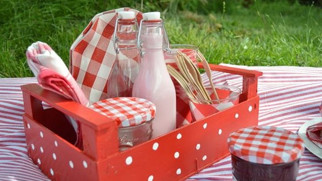 El picnic está de moda: cesta, mantel de cuadros, algo para brindar y buena compañía