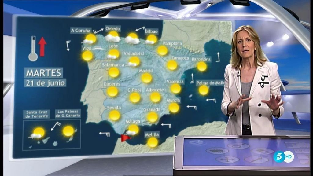 Suben las temperaturas en todo el país