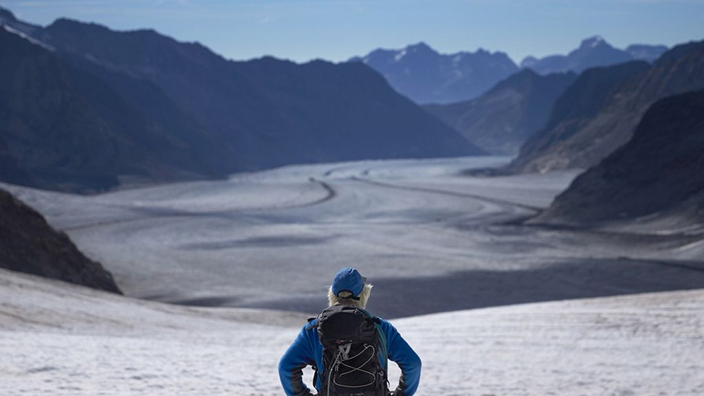 El deshielo del mayor glaciar de los Alpes