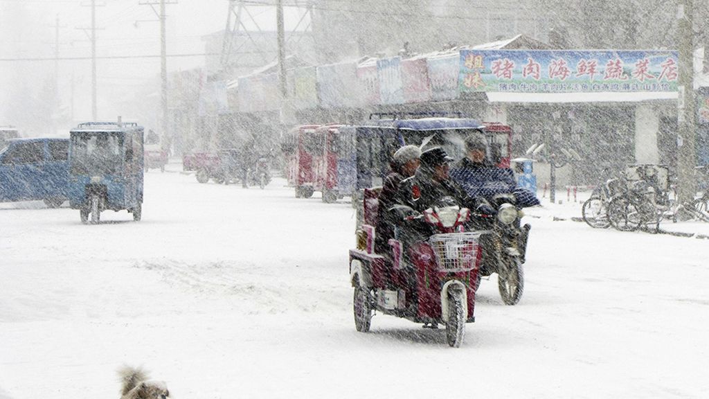 La ola de frío en el norte de China deja temperaturas de hasta 47 grados bajo cero