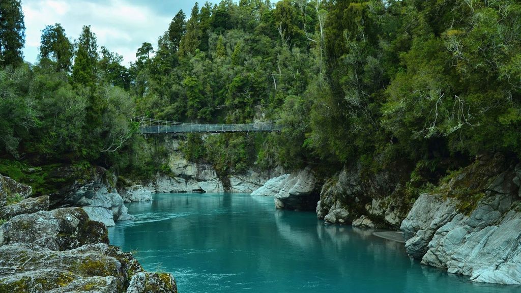 4 - El río Hokitika (Isla Sur, Nueva Zelanda)