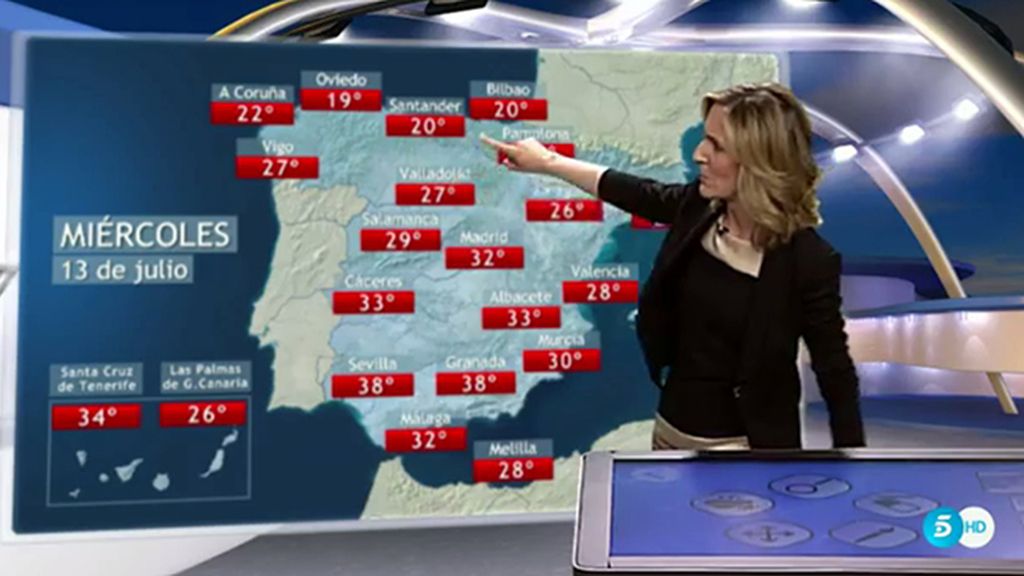 Los termómetros bajan en la mayor parte del país