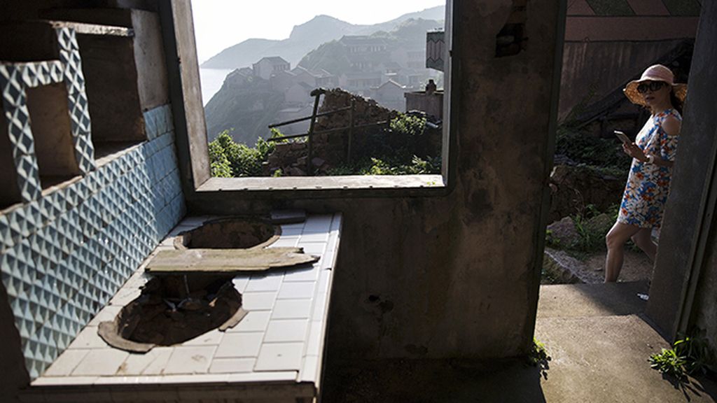 La pequeña aldea fue abandonada hace 20 años