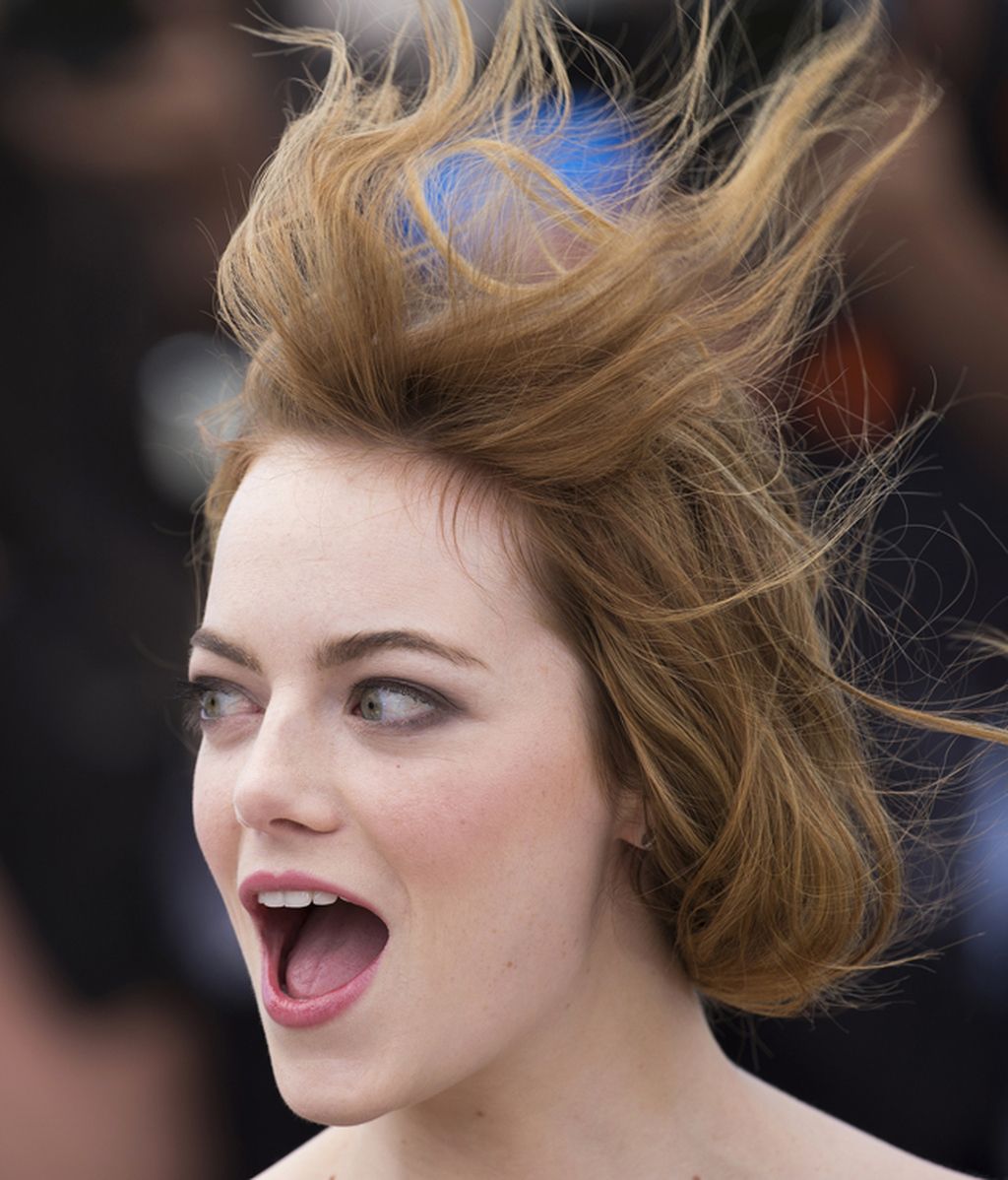 El susto de Emma Stone