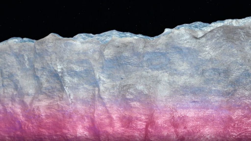 Sale expulsado del interior por la radioactividad