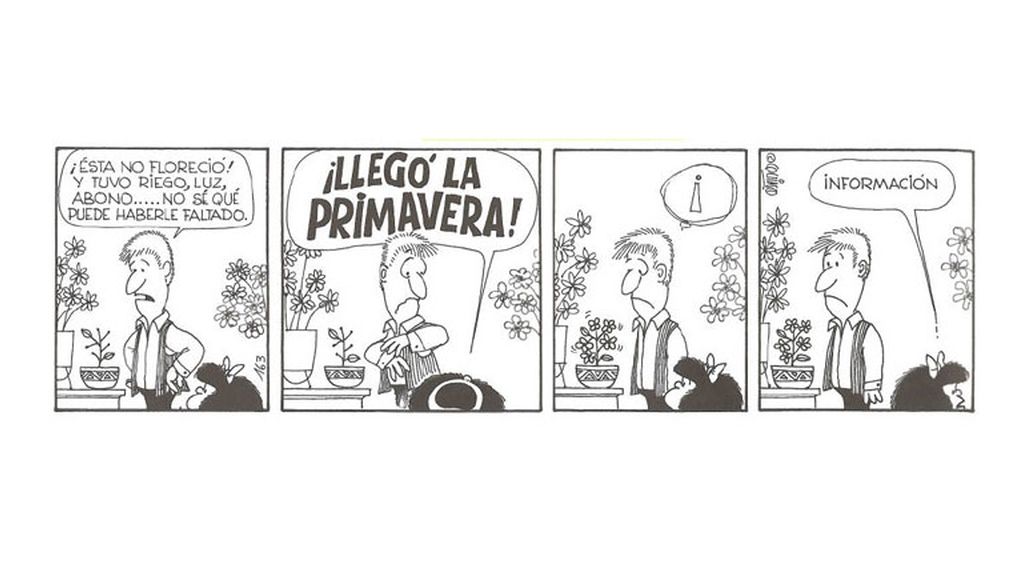 Mafalda adoraba sin duda la primavera