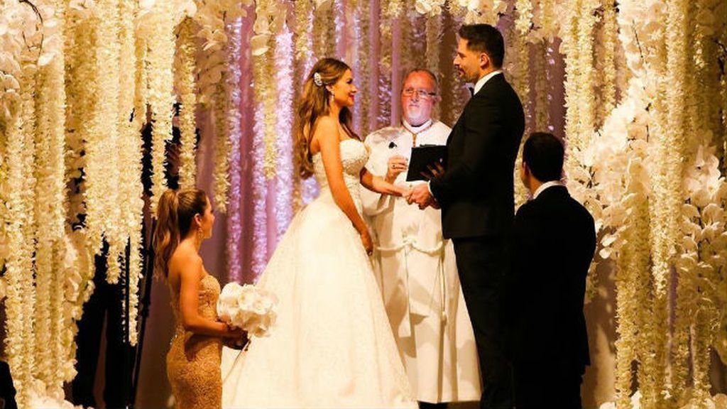 Sofia Vergara y Joe Manganiello bajo techo para darse el 'sí quiero'