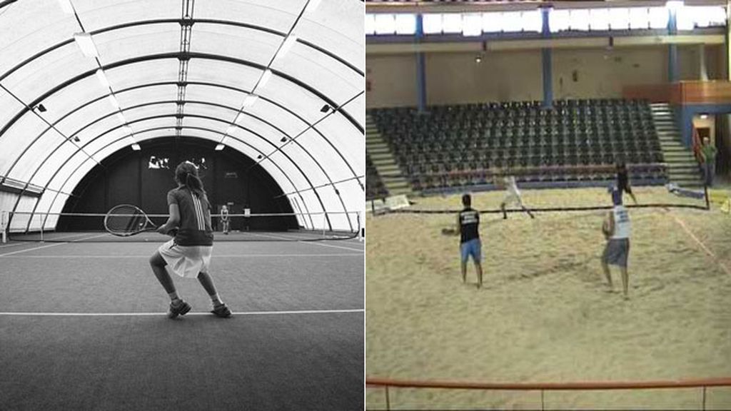 Practica tus deportes de verano favoritos en invierno: vóley-playa y pádel 'indoor'