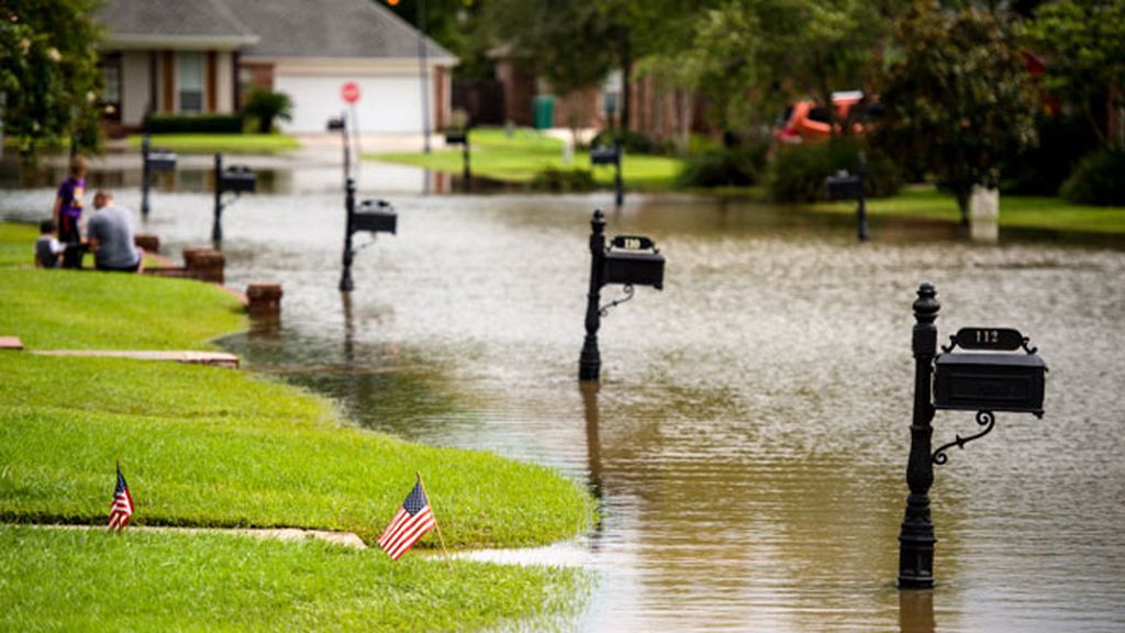 Un aluvión sin precedentes inunda el sur de Louisiana: las impactantes imágenes