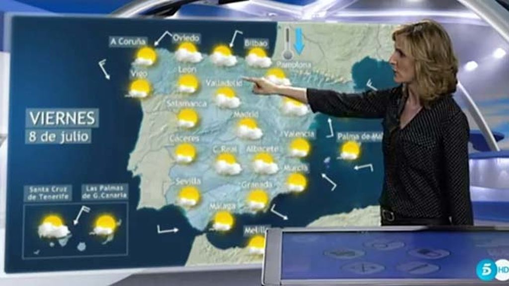 El viernes será típicamente veraniego pese al leve descenso de temperaturas