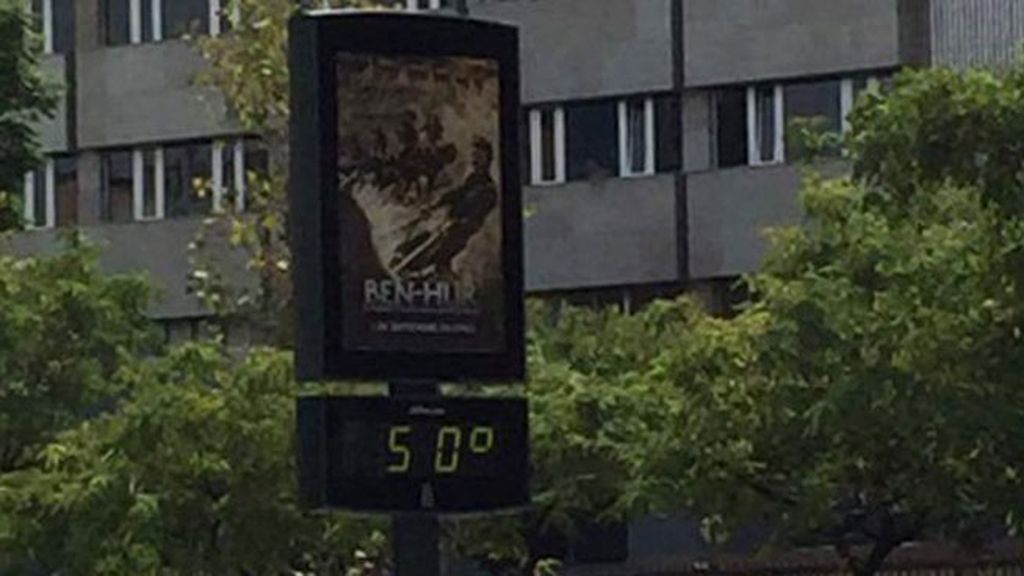 "Tampoco hizo frío" comentaba Susana tras ver los 50 grados que marcaba el termómetro en Murcia