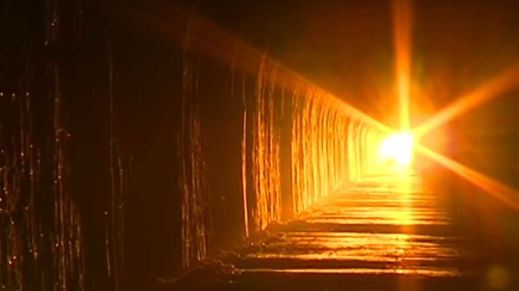 El 'túnel del equinoccio' en Teruel que se ilumina con la llegada ...