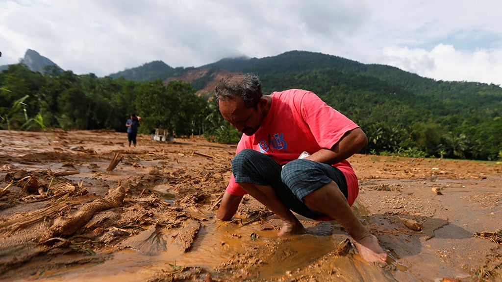 Las lluvias torrenciales en Sri Lanka provocan más de 300 muertos
