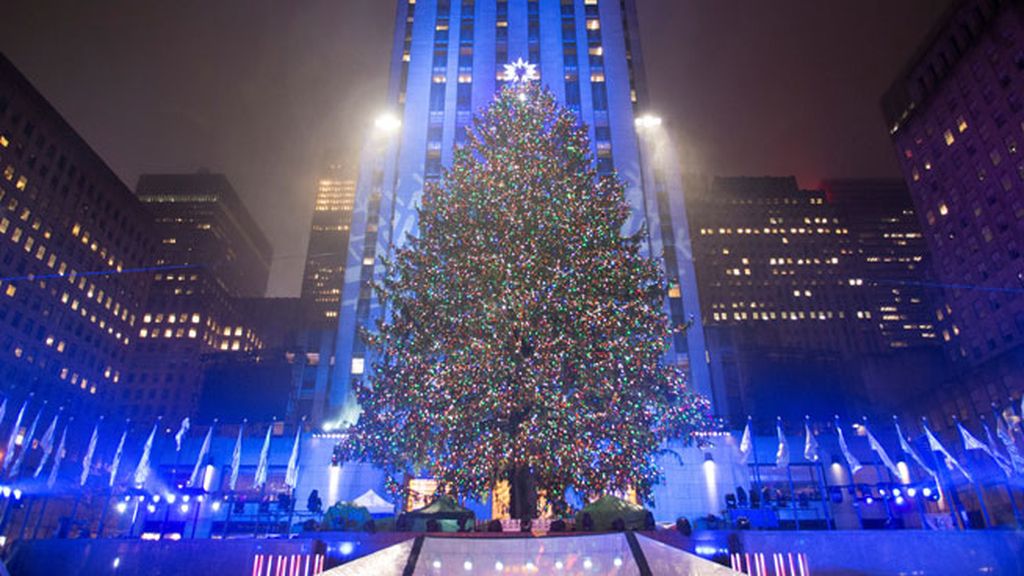 Árbol del Rockefeller Center en Nueva York (Estados Unidos)