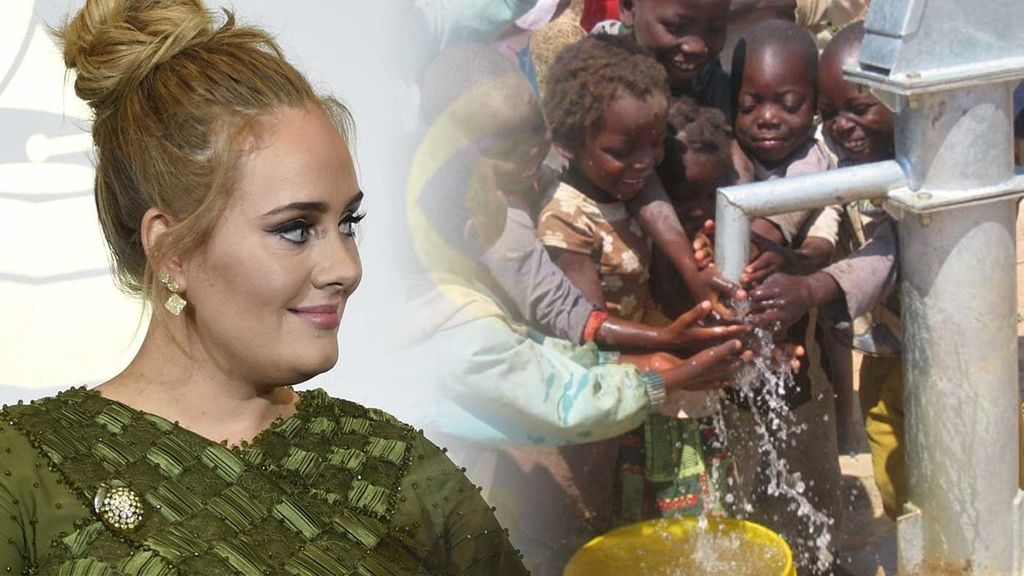 Adele, a favor del consumo y uso responsable del agua en todo el mundo