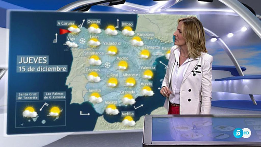Lluvias y más frío: entra una borrasca por Galicia, que se extenderá por todo el país