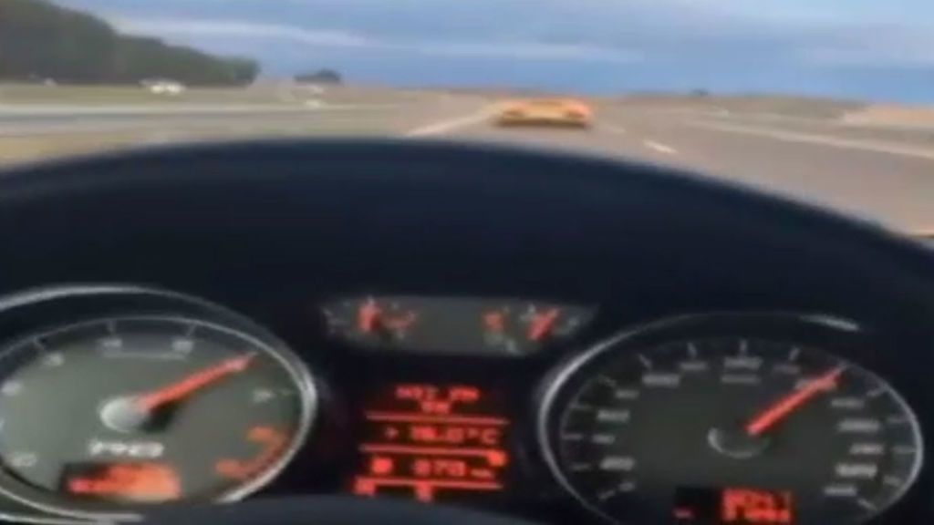 Se graba conduciendo a más de 200 kilómetros por hora y cuelga el vídeo en Instagram