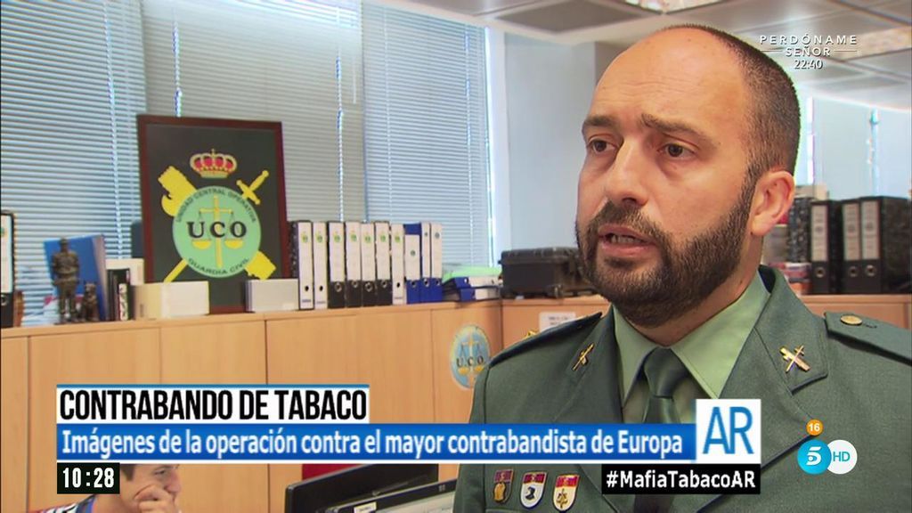 Comandante de la UCO de la Guardía Civil: "El contrabando de tabaco es un problema que va en aumento"