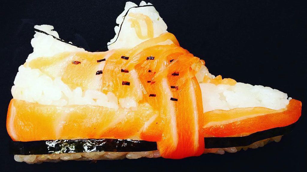 Los asombrosos zapatos de sushi