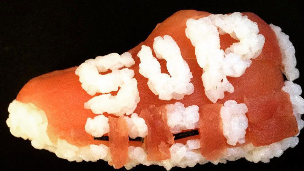Los asombrosos zapatos de sushi