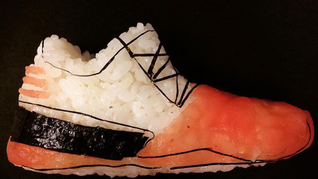 Los asombrosos zapatos de sushi