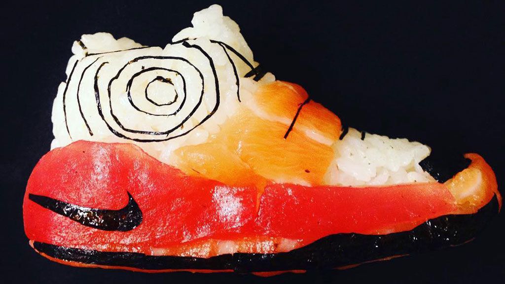 Los asombrosos zapatos de sushi