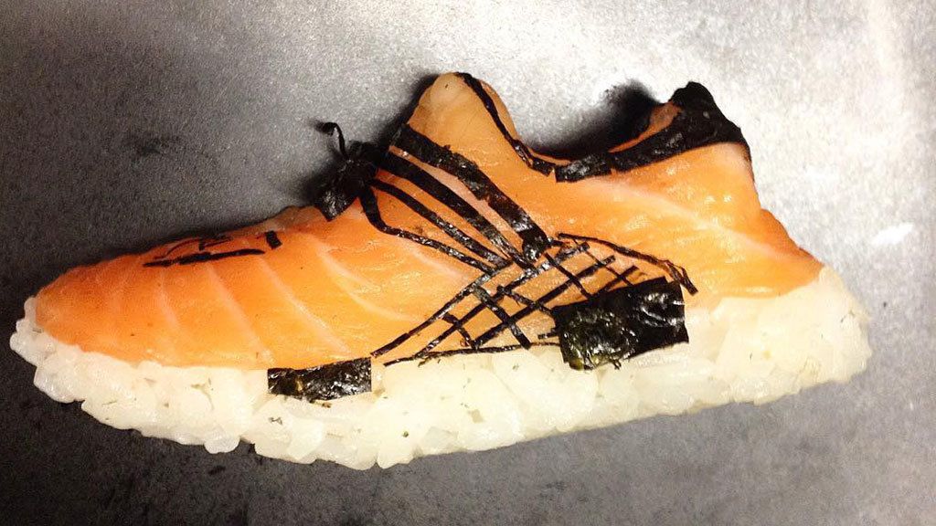 Los asombrosos zapatos de sushi