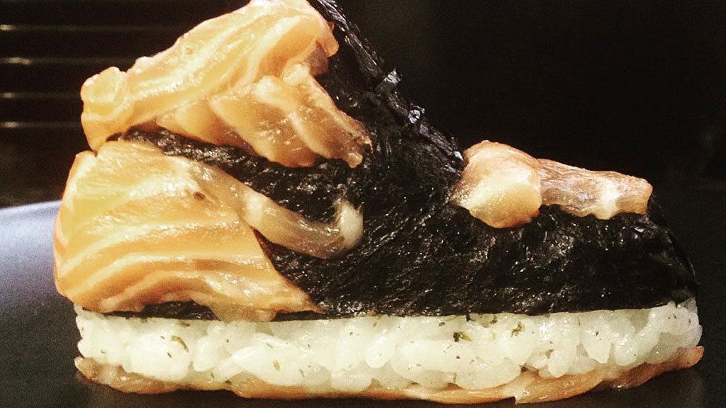 Los asombrosos zapatos de sushi